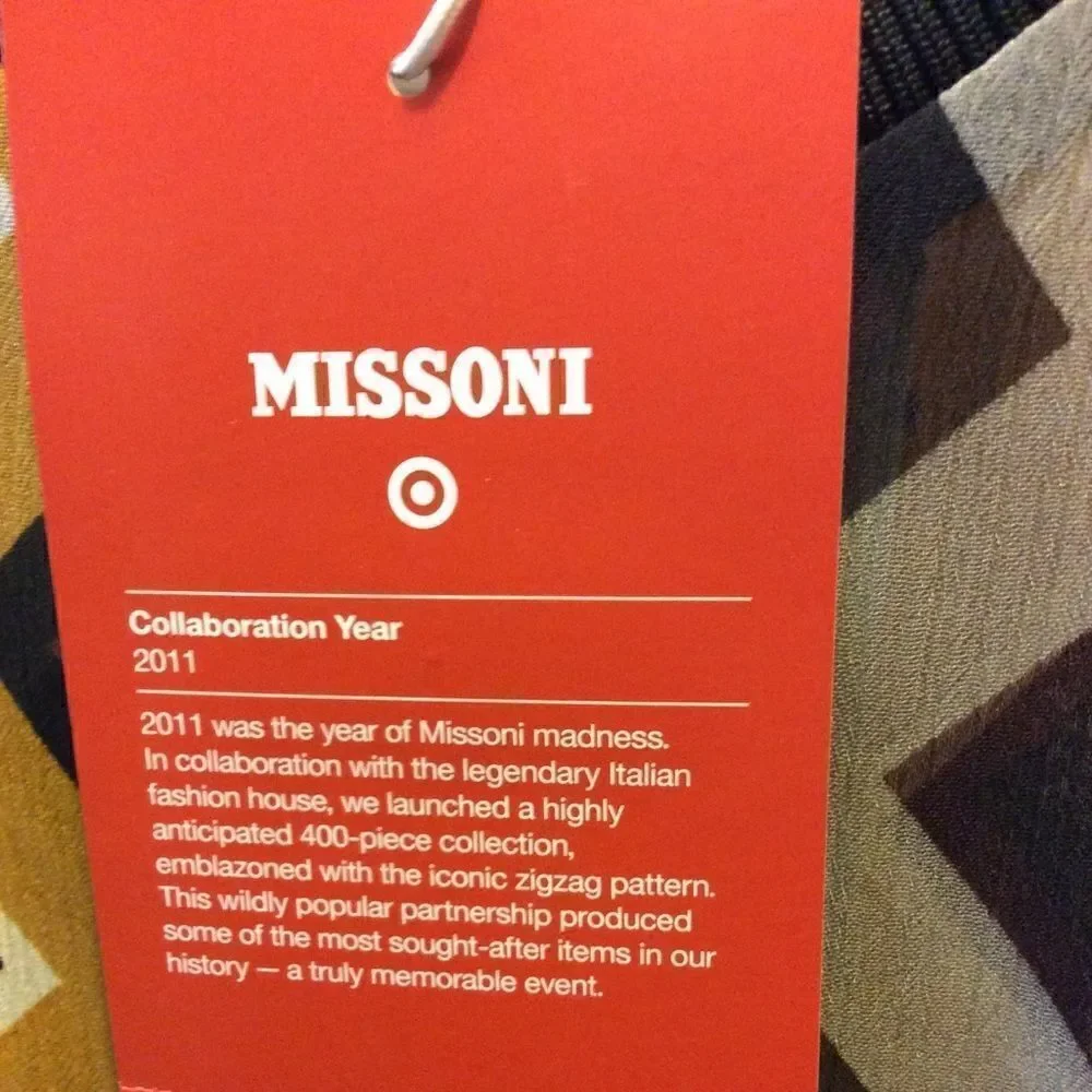 NWT Missoni for Target 20th Anv. Medium 2011 rare - Picture 5 of 5